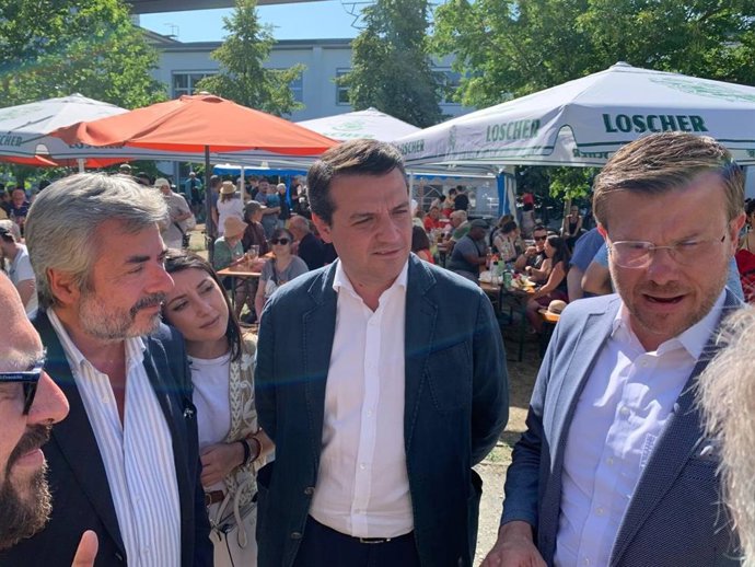 El alcalde de Córdoba, José María Bellido, en la ciudad alemana.