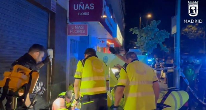Herido por arma blanca en calle Alcalá, CiudadLineal.