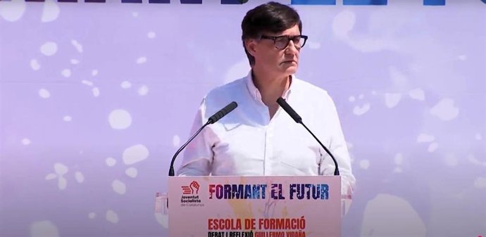 Illa durante su discurso