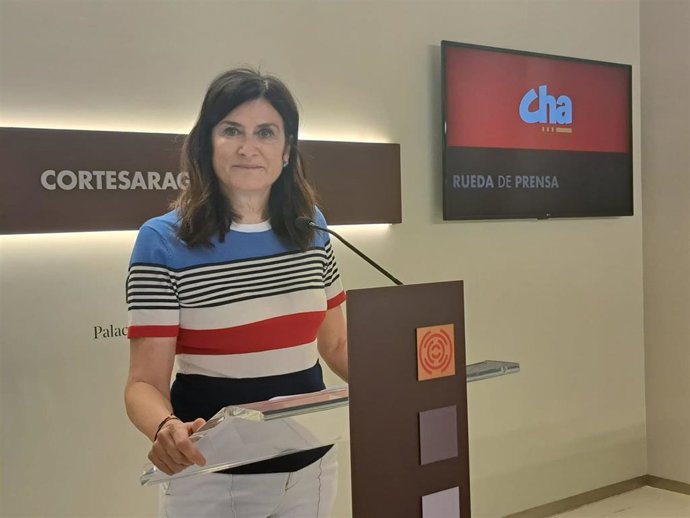La diputada de CHA Isabel Lasobras.