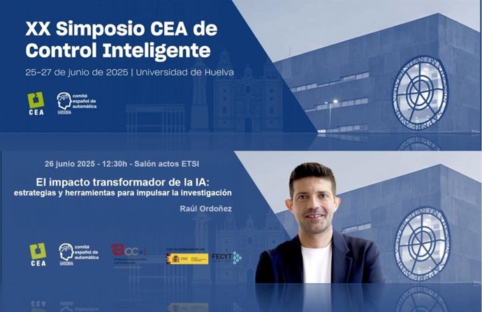 Cartel de la vigésima edición del Simposio de Control Inteligente