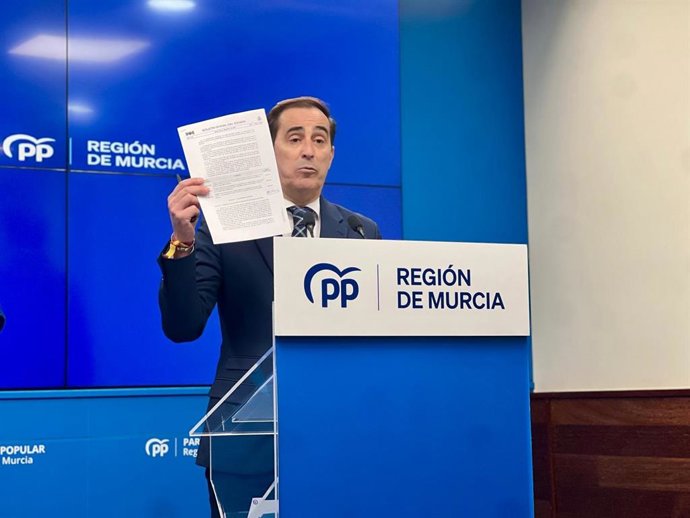 El vicesecretario de Política Municipal del Partido Popular de la Región de Murcia, Víctor López Abenza
