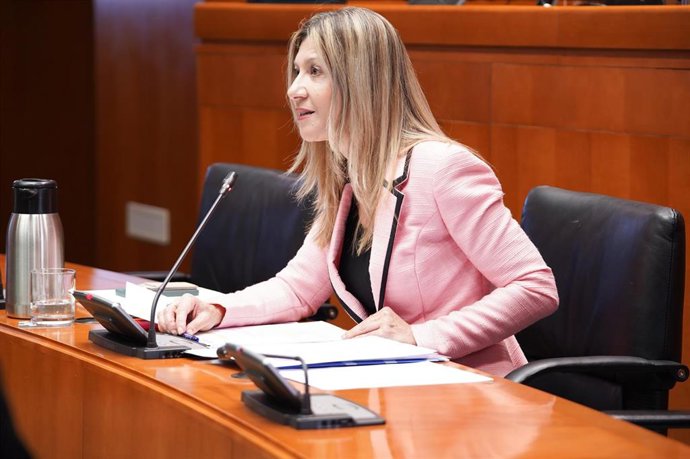 Archivo - La vicepresidenta del Gobierno de Aragón, Mar Vaquero, también consejera de Presidencia, Economía y Justicia.