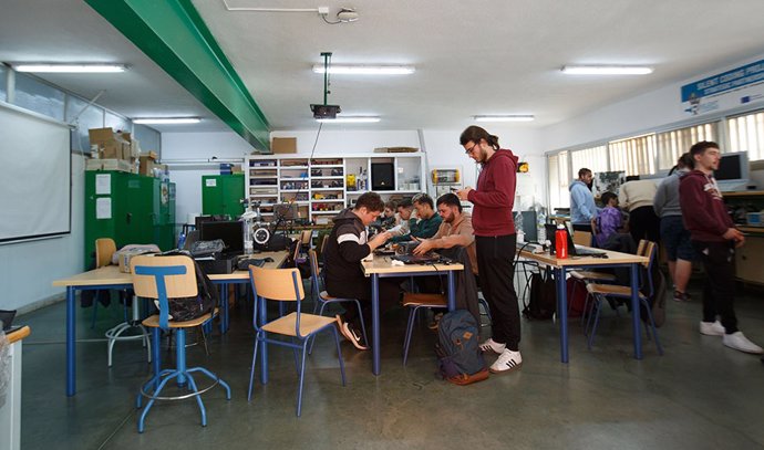 Archivo - Aula de Formación Profesional.