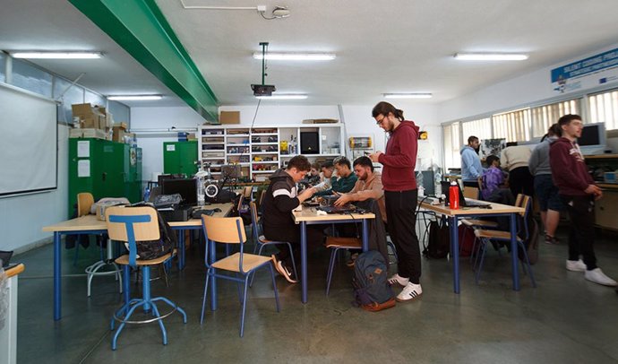 Archivo - Aula de Formación Profesional.