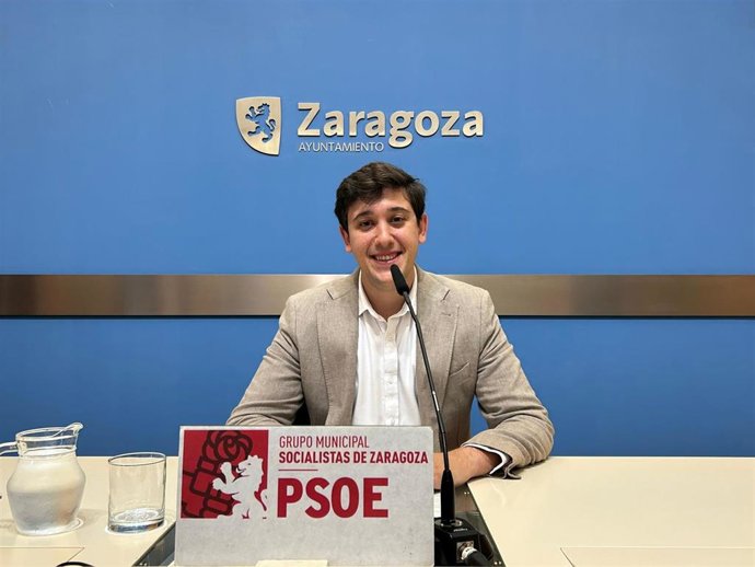 El concejal socialista en el Ayuntamiento de Zaragoza Guillermo Ortiz.