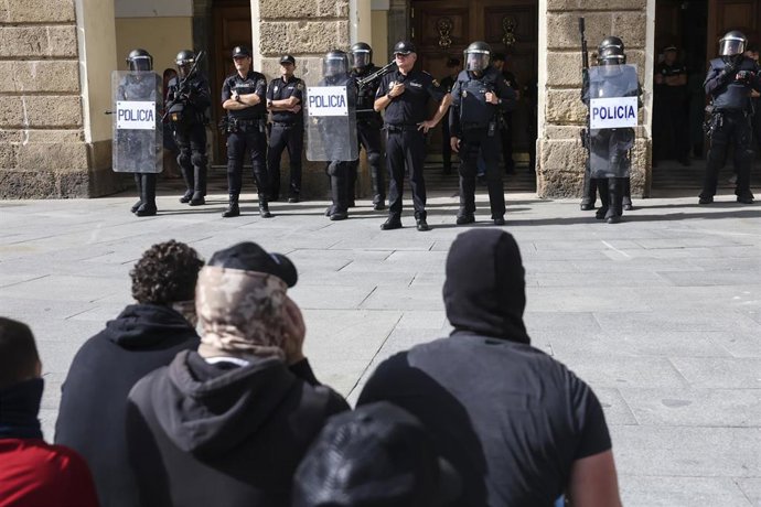 Imágenes de la huelga del metal, a 19 de junio de 2025 en Cádiz (Andalucía, España). 