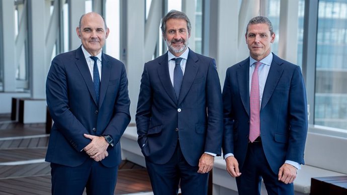 Izquierda a derecha: Francisco Uría, Juanjo Cano y Francisco Pérez Bermejo.