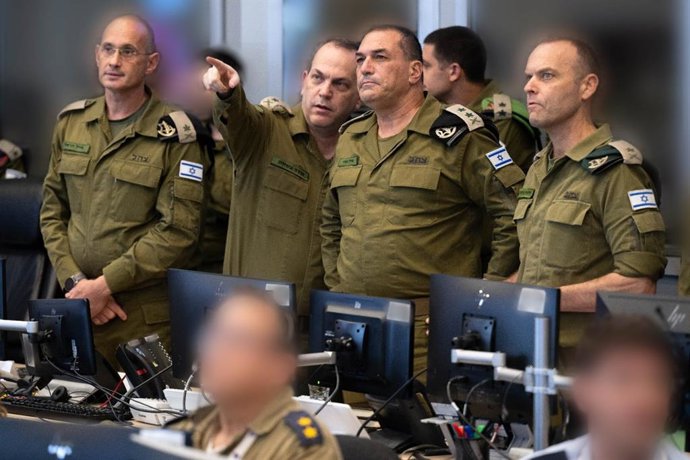 El Estado Mayor israelí observa operaciones contra Irán