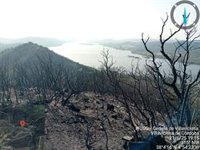 Controlado el incendio forestal en Villaviciosa de Córdoba que obligó a desplegar 12 medios aéreos