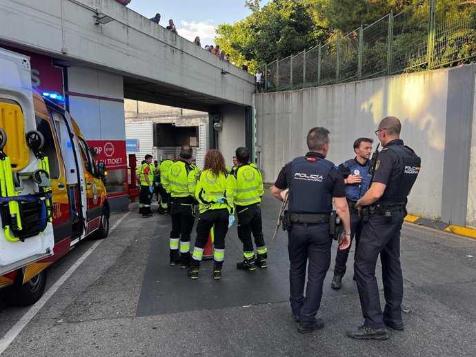 Herida grave una mujer de 34 años al caer desde 7 metros tras una agresión en la estación de Méndez Àlvaro