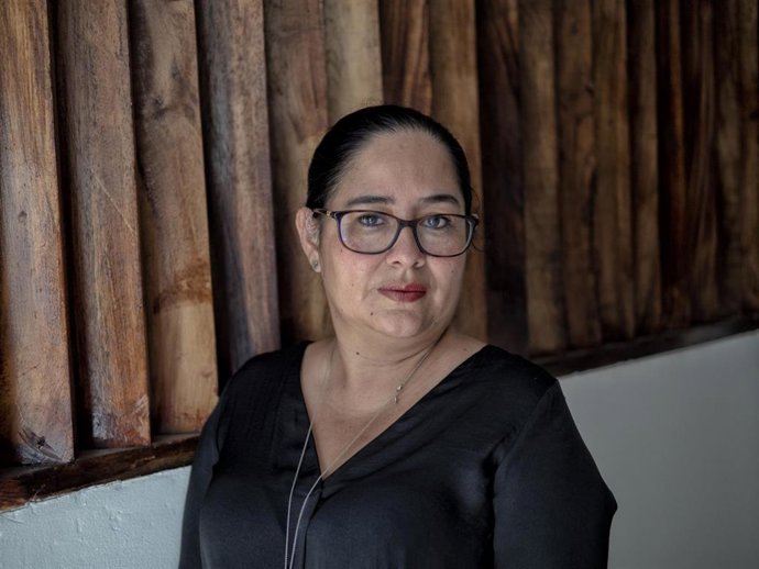 Archivo - La abogada y jefa de Anticorrupción y Justicia de la ONG Cristosal, en El Salvador
