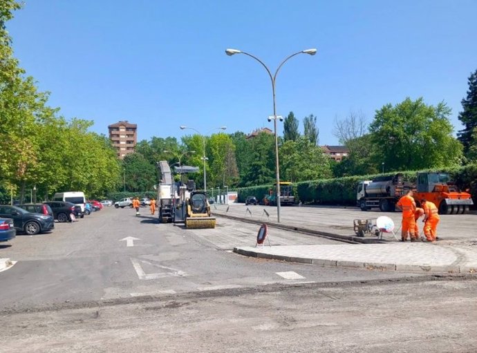 Asfaltado en Portal de Foronda