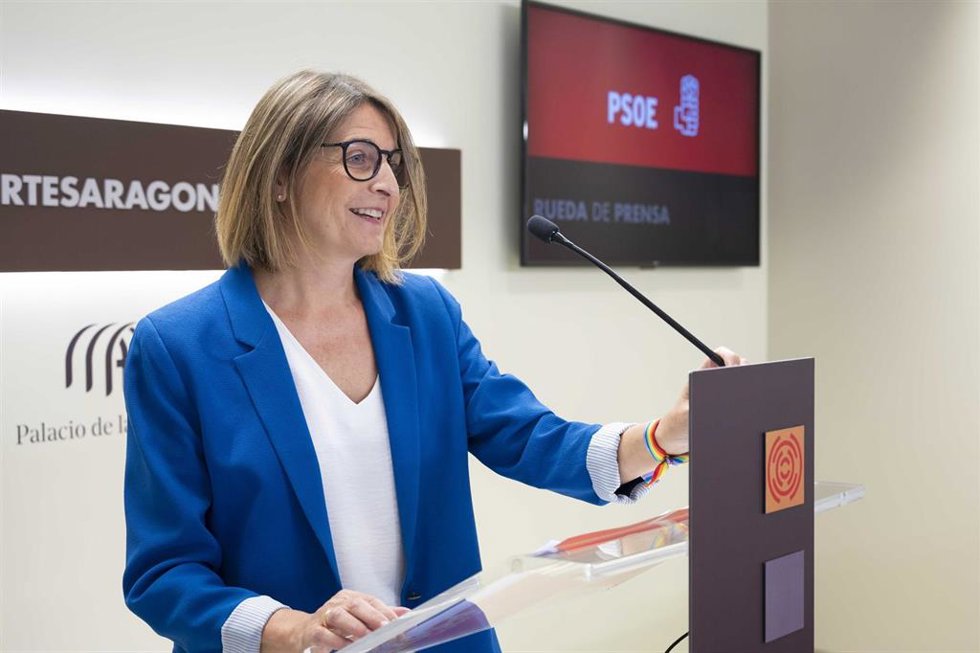 La diputada del PSOE en las Cortes de Aragón Pilimar Zamora.