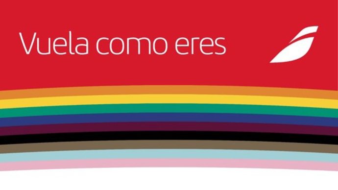 Iberia participa por primera vez en la manifestación del Orgullo LGTBIQ+ con una carroza.