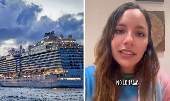 Trabalho em um navio de cruzeiro e ganho US$ 2.300 por mês: isso é o que eu pago e o que recebo de graça.