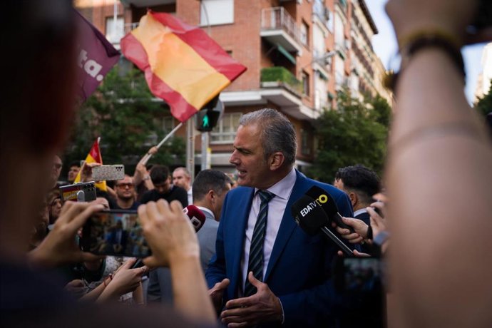 El portavoz de Vox en el Ayuntamiento de Madrid, Javier Ortega Smith