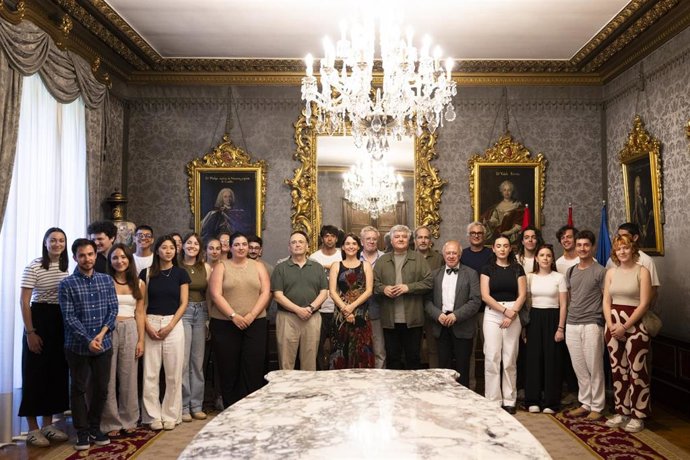 Imagen de la recepción a alumnos del Campus Ultzama