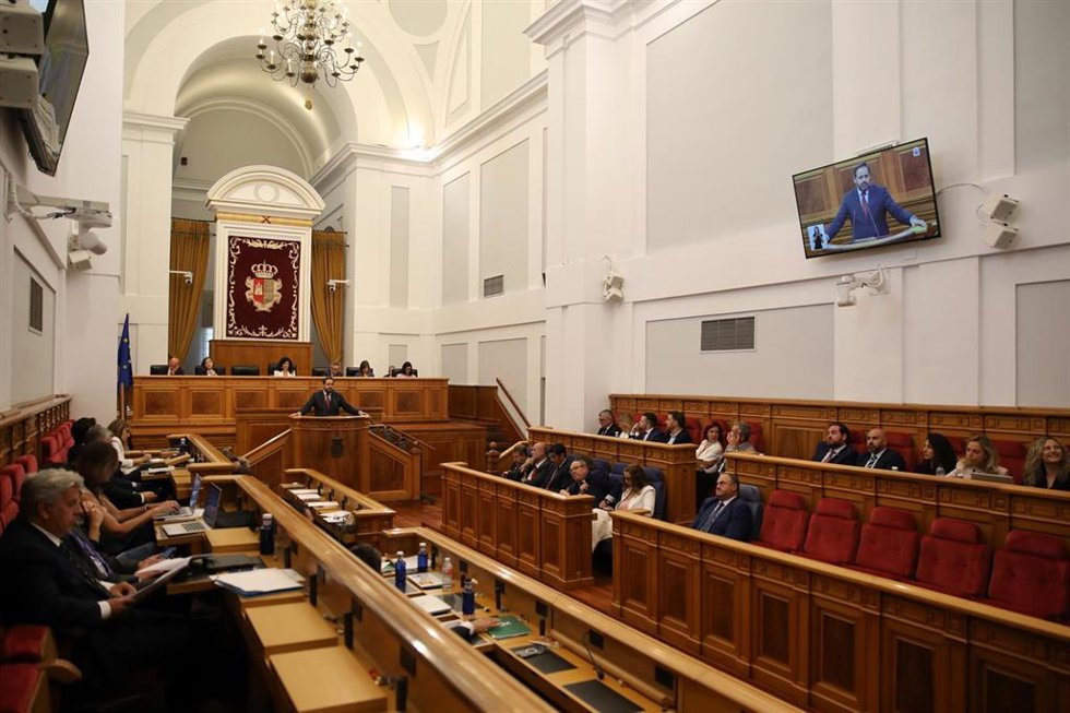 Pleno de las Cortes.