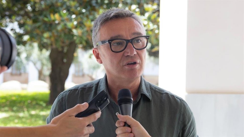 El portavoz de Vox en el Parlamento de Andalucía, Manuel Gavira.