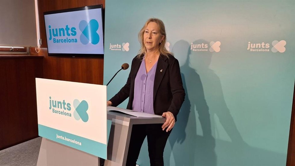 La portavoz de Junts en el Ayuntamiento de Barcelona, Neus Munté.