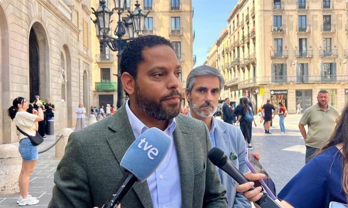 El secretario general de Vox y líder del partido en Catalunya, Ignacio Garriga.