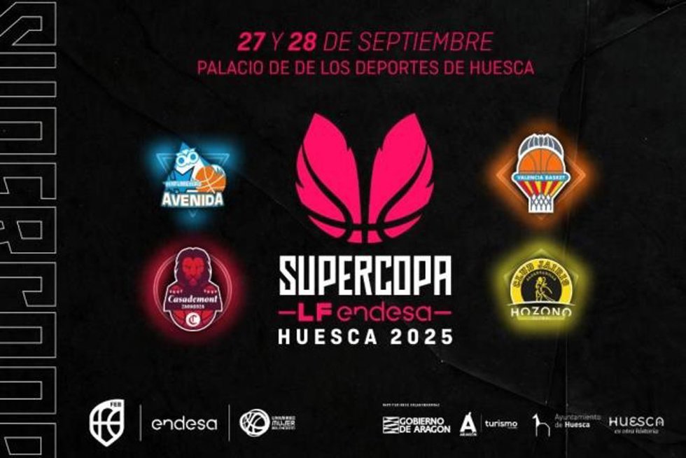 Cartel promocional de la Supercopa LF Endesa 2025