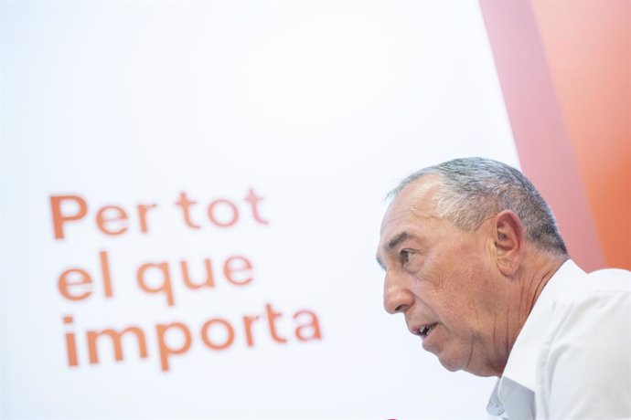 Archivo - Arxiu - El síndic de Compromís, Joan Baldoví, en una imatge d'arxiu