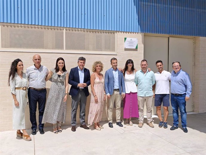 Inauguración del nuevo gimnasio del CEIP Río Piedras de Lepe (Huelva).