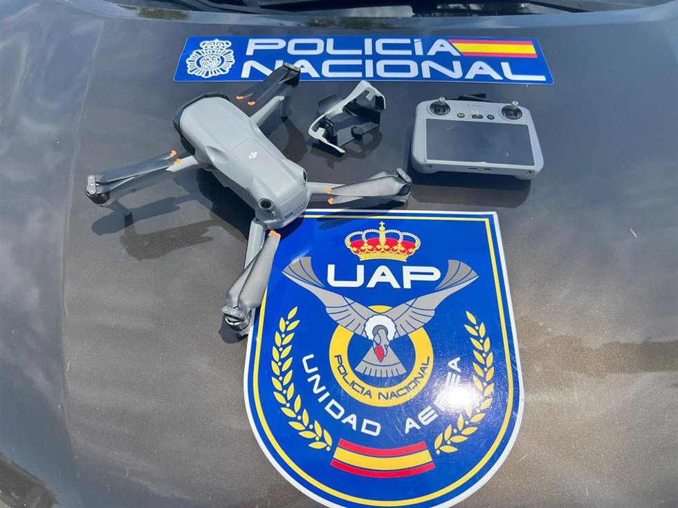 Intervenidos dos drones por no comunicar el vuelo al Ministerio del Interior