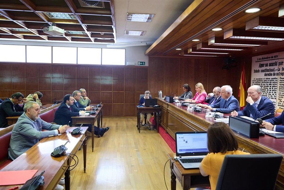 Vista general durante la Comisión de Investigación sobre el caso Koldo, en el Senado, a 29 de mayo de 2025, en Madrid (España). 
