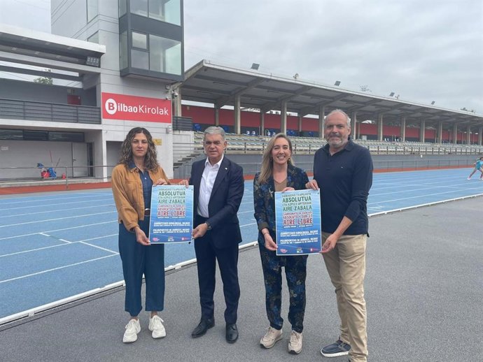 Presentación del campeonato de Euskadi Absoluto y Sub23 de pista al aire libre