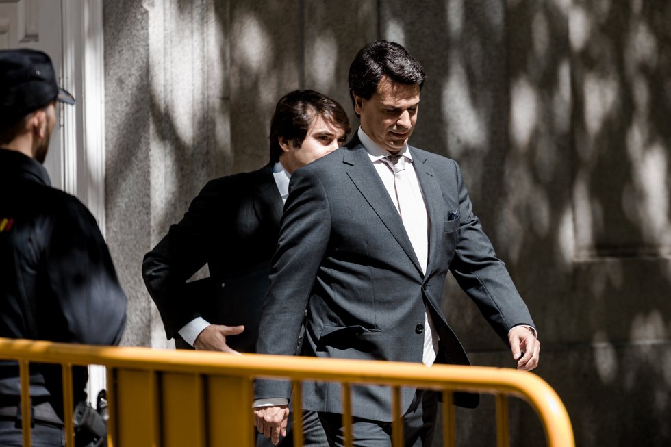 El novio de la presidenta de la Comunidad de Madrid, Alberto González Amador, comparece ante el Tribunal Supremo (TS), a 23 de mayo de 2025, en Madrid (España).