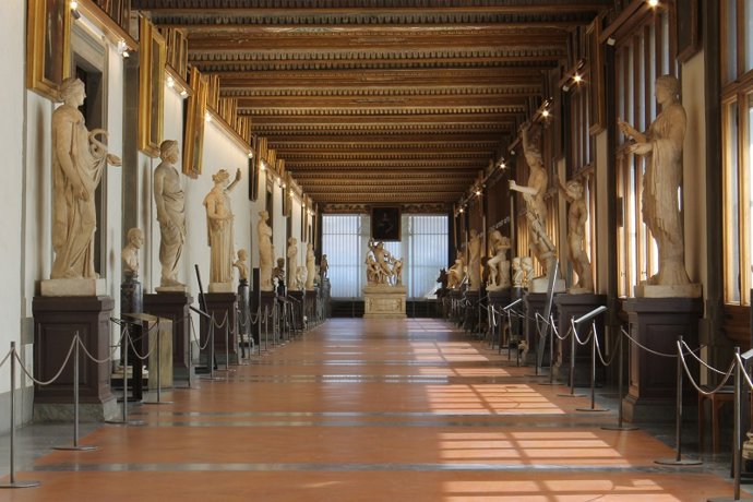 Una imagen de archivo de la Galería Uffizi.