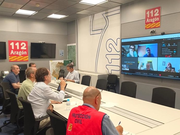 Reunión del CECOPI esta tarde en la Sala del 112 en el Edificio Pignatelli.