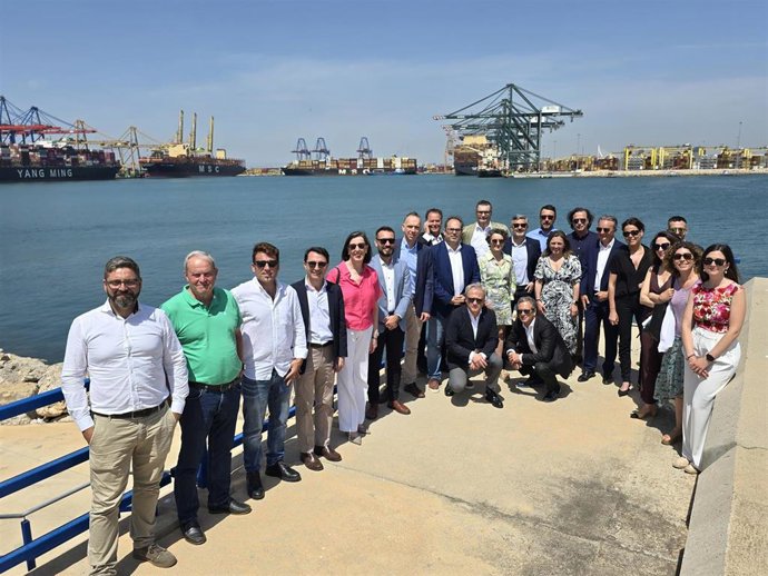 Visita de la Autoridad Portuaria de Gijón a Valencia.