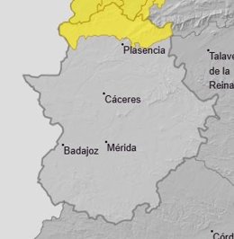 Avisos en Extremadura para el martes 24 de junio