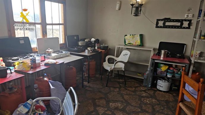 Condiciones en las que vivían los temporeros.