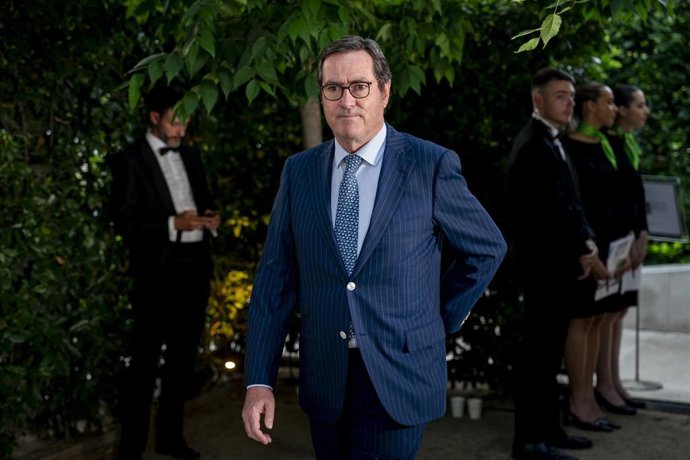 El presidente de la CEOE, Antonio Garamendi.