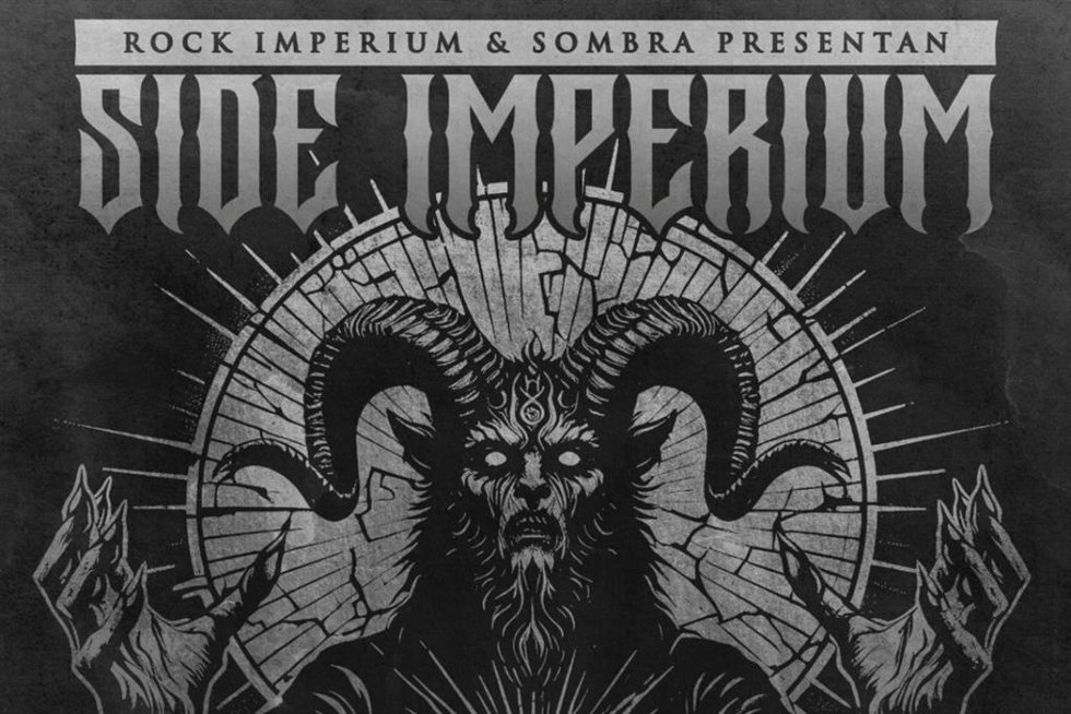 Cartel de la jornada 'Side Imperium', dedicada a la cultura black metal, en el marco del Rock Imperium Festival