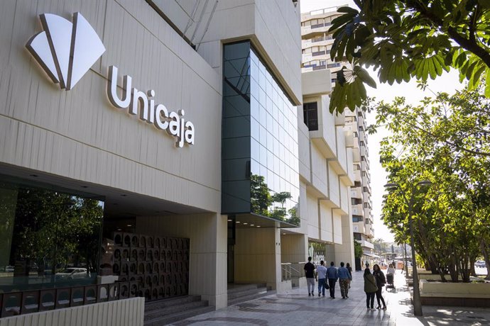 Logo de Unicaja.