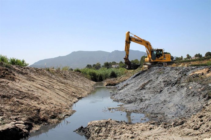 La CHS avanza con los trabajos de emergencia en diversos puntos del río Segura y sus afluentes