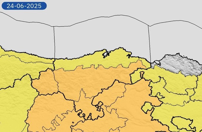 Avisos de la AEMET en Cantabria