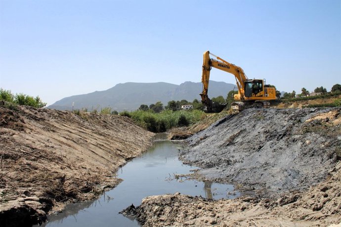 A CHS está progredindo com o trabalho de emergência em vários pontos do rio Segura e seus afluentes