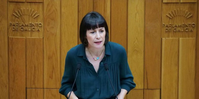 A portavoz nacional do BNG, Ana Pontón, defende no Parlamento a proposta lexislativa dos nacionalistas para que Galicia adopte un concerto económico.