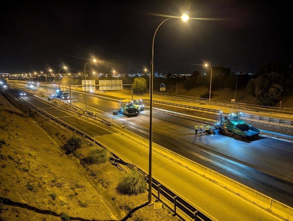 Obras en la M-50