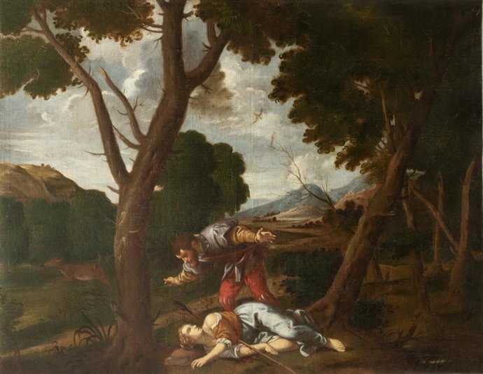 Obra ‘Céfalo y Procris’, de Pedro Orrente, que pertenece al Museo de Bellas Artes de Murcia