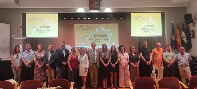 Celebración en la Diputación de Córdoba de las jornadas organizadas por la institución provincial en las que se aborda el impacto de la Inteligencia Artificial (IA) en en el consumo y arbitraje del futuro.