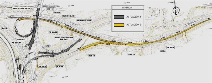 Cortes nocturnos el 25 y 26 por obras de mejora de las conexiones viarias en el entorno del Metropolitano