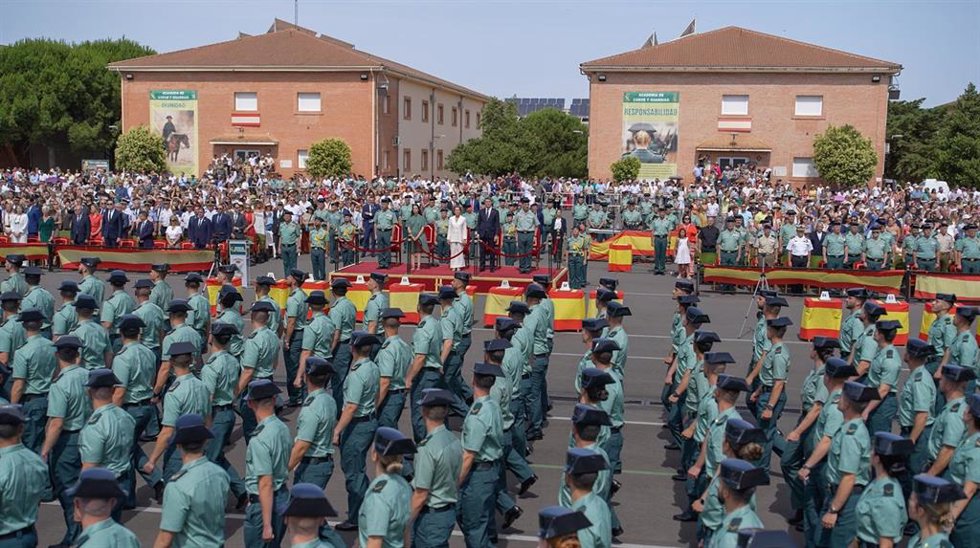 Entrega de diplomas a la Baeza a la 130 promoción de la Academia de la Guardia Civil en Baeza